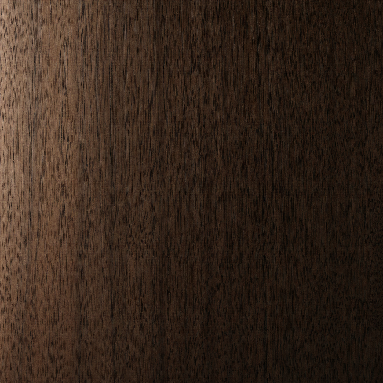 A rift-cut American walnut panel with quiet, straight grain and a hand-rubbed oil finish.